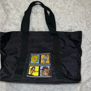 Looney Tunes Tote Bag with Bugs Bunny, Tweety Bird, Tasmanian Devil, Daffy Duck